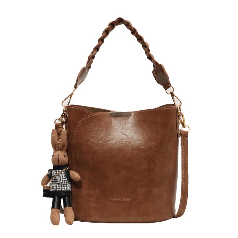 2024 Женская ретро-дизайн Высококачественная сумка кроссбоди и сумка-ведро 21cm Length x 11cm Width x 21cm Height
2024 Женская ретро-дизайн Высококачественная сумка кроссбоди и сумка-ведро 21cm Length x 11cm Width x 21cm Height