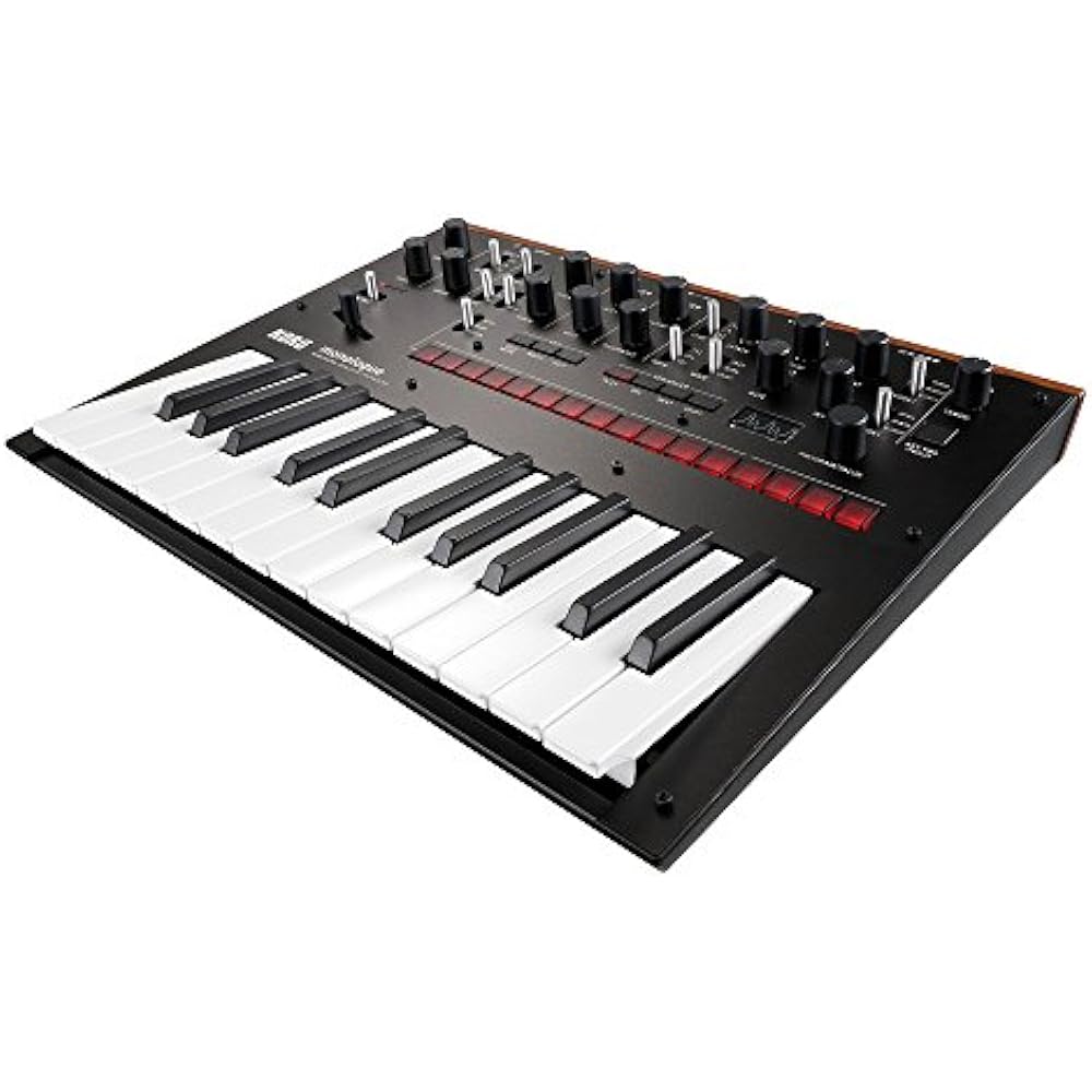 KORG monophonic analog synthesizer, monologue BK, black, 25 keys, 16 step sequencer, oscilloscope...
KORG monophonic analog synthesizer, monologue BK, black, 25 keys, 16 step sequencer, oscilloscope...