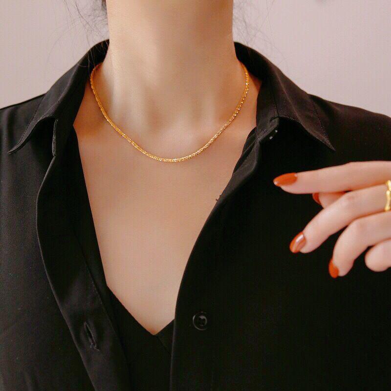 Golden Caterpillar Jewelry Set: Baby s Breath Necklace, Women s Bracelet, Simple Necklace, Personality Anklet - Cold Style Collection
Golden Caterpillar Jewelry Set: Baby s Breath Necklace, Women s Bracelet, Simple Necklace, Personality Anklet - Cold Style Collection