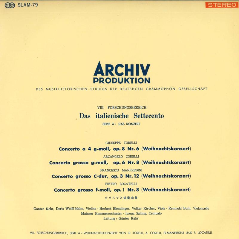 LP Record GUNTER KEHR, MAINZER KAMMERORCHESTE - Christmas concerto collection SLAM79 ARCHIV PRODUKTI Japan Classical Used
LP Record GUNTER KEHR, MAINZER KAMMERORCHESTE - Christmas concerto collection SLAM79 ARCHIV PRODUKTI Japan Classical Used