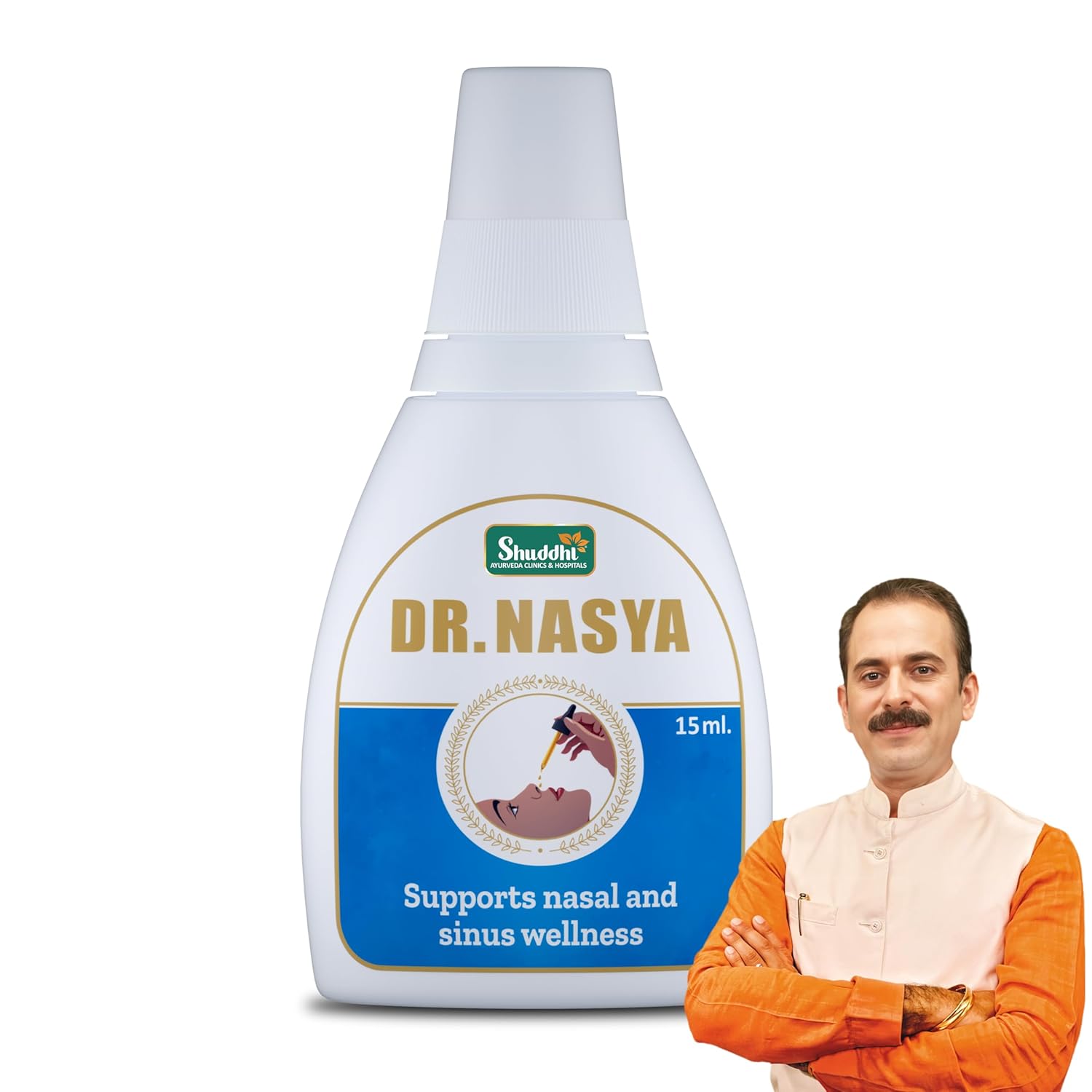 Shuddhi Ayurveda Nasya Nasal Oil Drops 15 ml Ayurvedic Nasal Care for Dry Nose Blocked Nose Breathing Comfort Herbal
Shuddhi Ayurveda Nasya Nasal Oil Drops 15 ml Ayurvedic Nasal Care for Dry Nose Blocked Nose Breathing Comfort Herbal