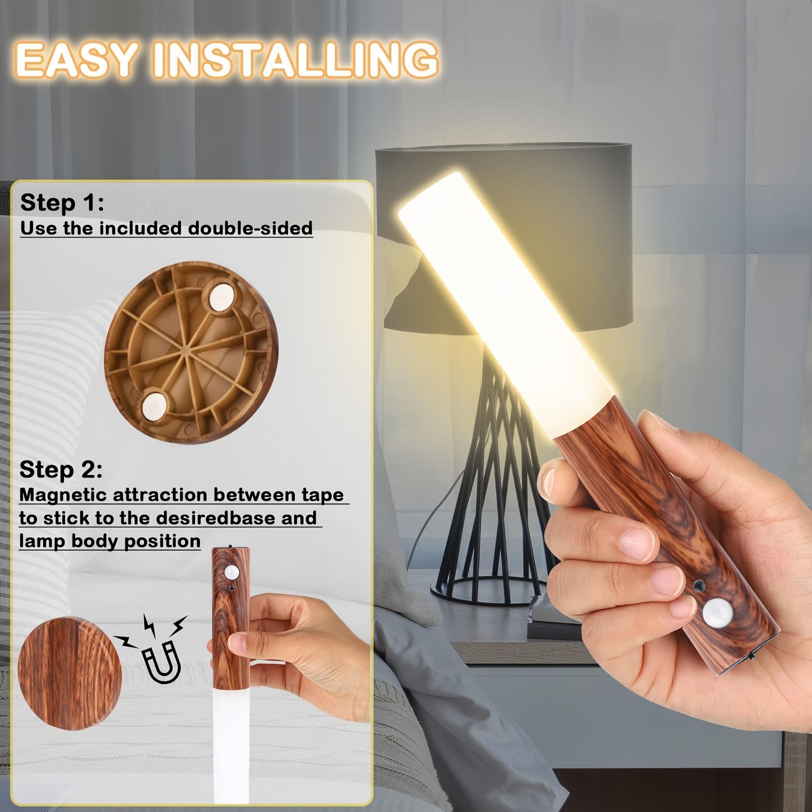 Rechargeable Magnetic Motion Sensor Night Light for Bedroom Hallway Stairway Room - Wall Mounted Torch Lights With Large Battery
Rechargeable Magnetic Motion Sensor Night Light for Bedroom Hallway Stairway Room - Wall Mounted Torch Lights With Large Battery