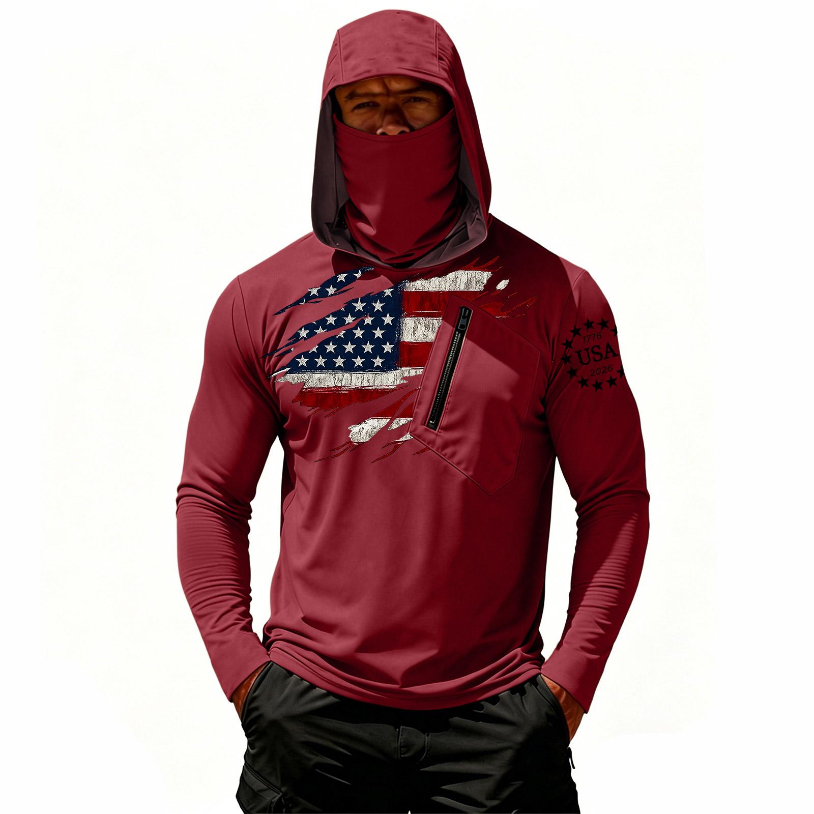 Men s Casual Long Sleeve Hoodie Sunscreen Shirt with USA Flag Graphic Print Lightweight Breathable Outdoor Activewear XXL
Men s Casual Long Sleeve Hoodie Sunscreen Shirt with USA Flag Graphic Print Lightweight Breathable Outdoor Activewear XXL