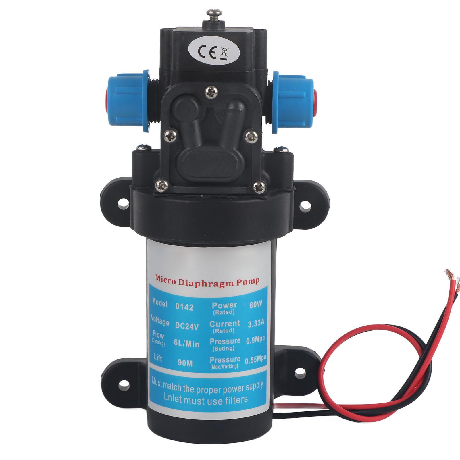 Micro Diaphragm Pump Electric High Pressure DC SelfSuction Boost Car Washing Cleaning 6Lmin(24V(
Micro Diaphragm Pump Electric High Pressure DC SelfSuction Boost Car Washing Cleaning 6Lmin(24V(