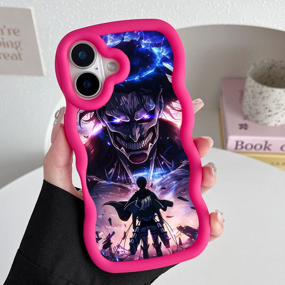 AOT Eren Yeager Wavy Edge TPU Mobile Phone Case for iPhone 17 16 15 14 13 12 11 Air Pro Max Plus Colorful Cover iPhone 15 Pro
AOT Eren Yeager Wavy Edge TPU Mobile Phone Case for iPhone 17 16 15 14 13 12 11 Air Pro Max Plus Colorful Cover iPhone 15 Pro