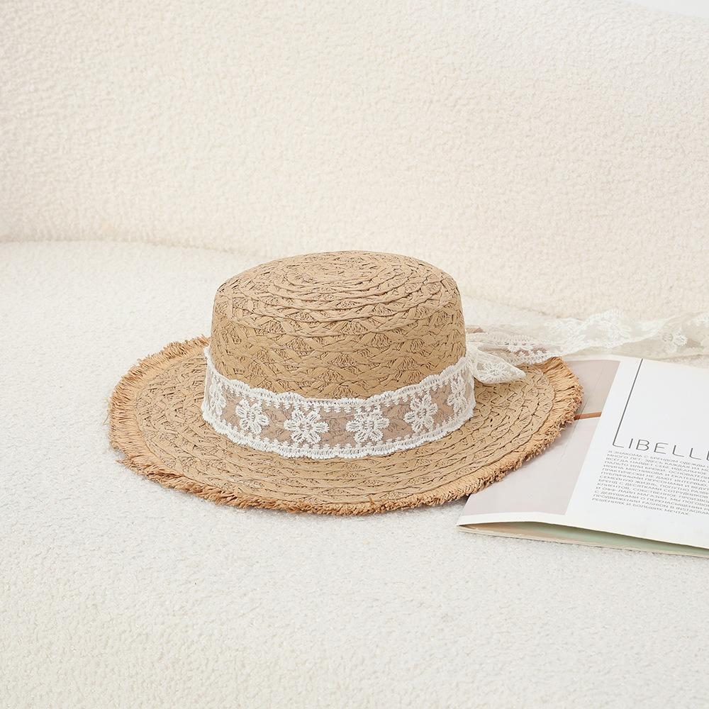 Lace Flower Straw Hat Solid Fringe Extended Brim Sun Protection Hat Breathable Material Elegant Style Lace Straw Hat Beach Side
Lace Flower Straw Hat Solid Fringe Extended Brim Sun Protection Hat Breathable Material Elegant Style Lace Straw Hat Beach Side