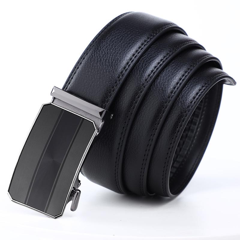 New Automatic Buckle Cowhide Belt Belt Middle-aged and Young Belt 130cm
New Automatic Buckle Cowhide Belt Belt Middle-aged and Young Belt 130cm