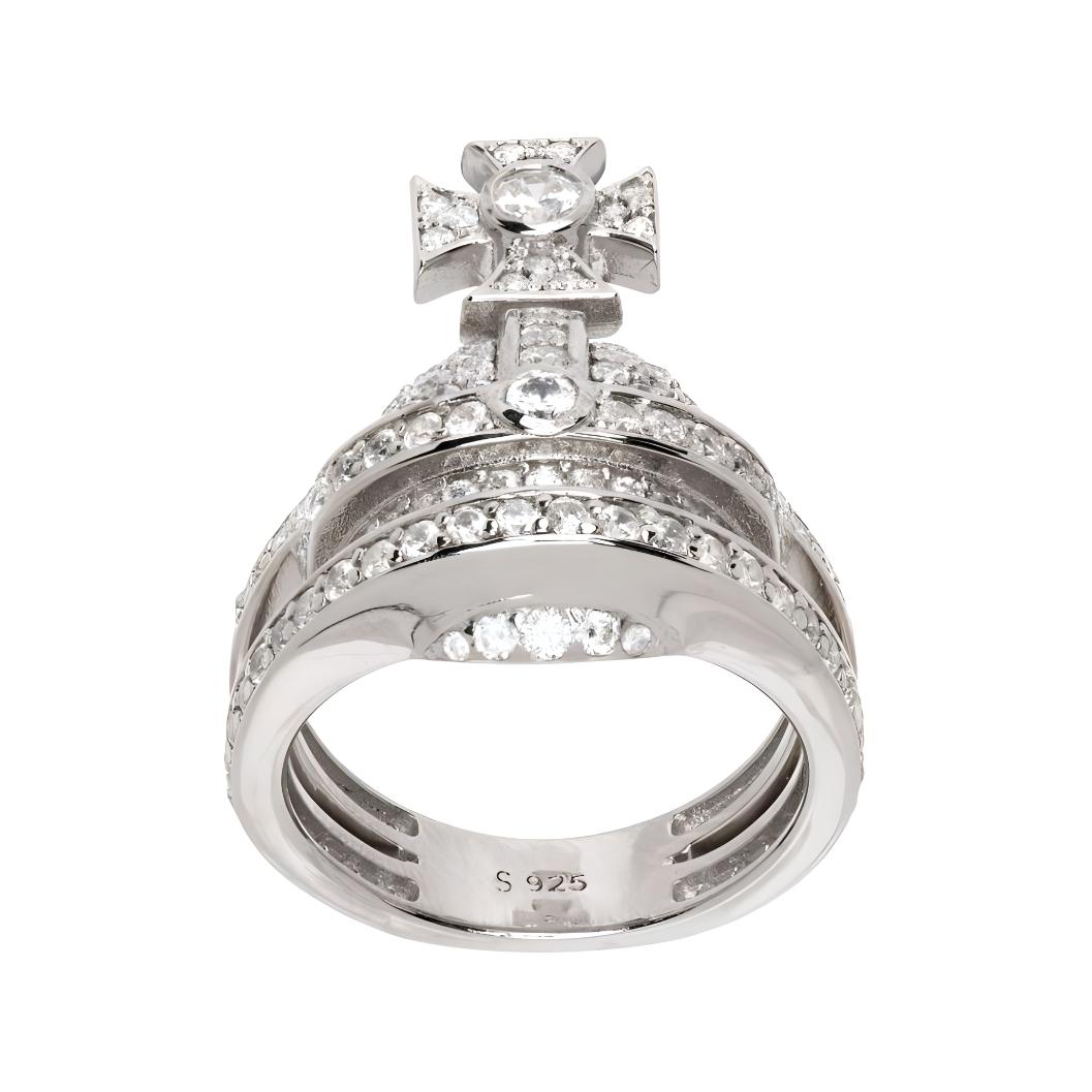 Vivienne Westwood Solid Color Design Sterling Silver Ring Women jewelry 6404001401P102IM Basic Packaging-Dust Bag+Box,XL
Vivienne Westwood Solid Color Design Sterling Silver Ring Women jewelry 6404001401P102IM Basic Packaging-Dust Bag+Box,XL