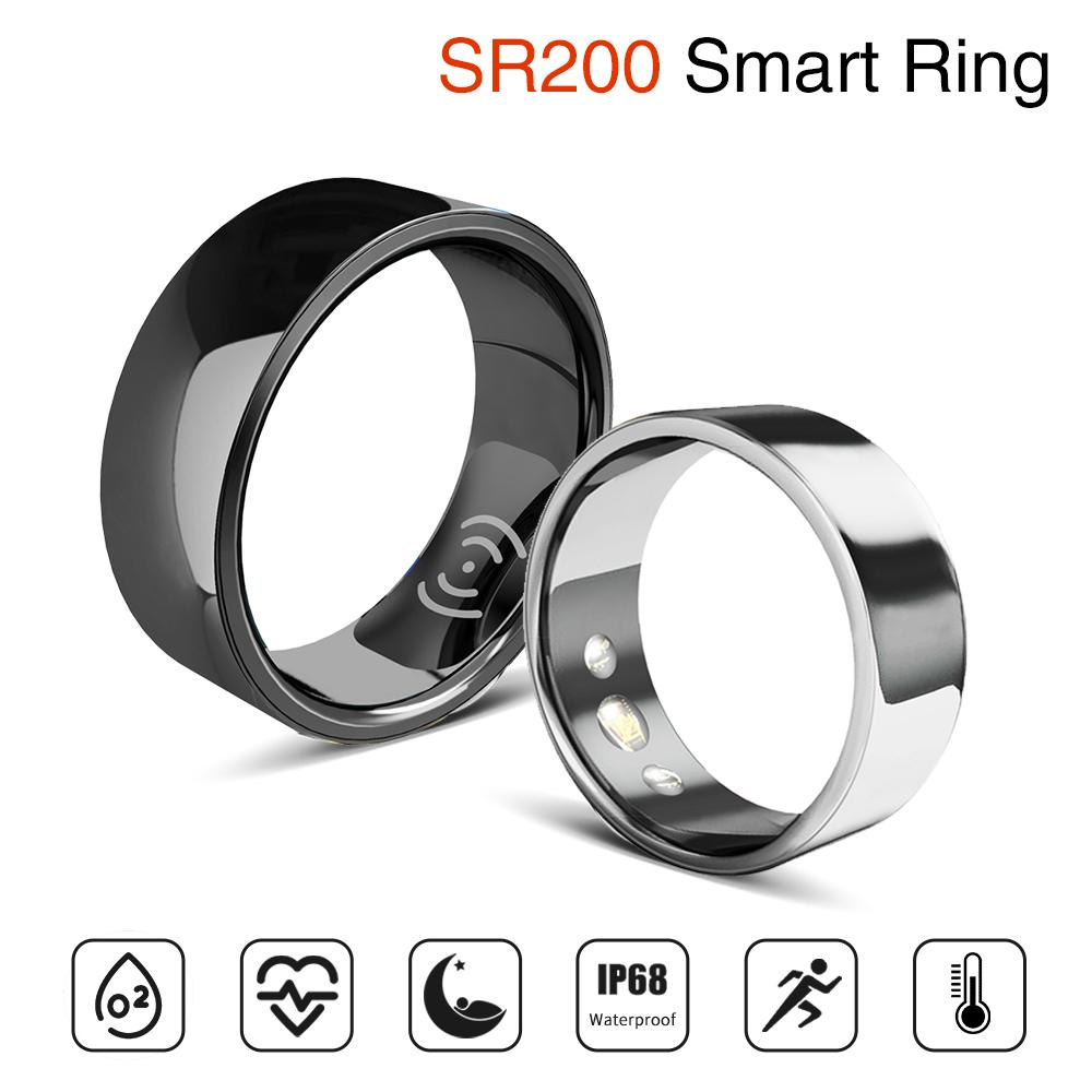SR200 Health Monitoring Smart Ring Multifunction Waterproof Finger Ring 22mm/Black
SR200 Health Monitoring Smart Ring Multifunction Waterproof Finger Ring 22mm/Black