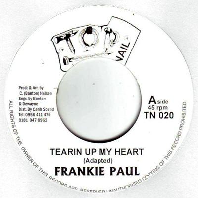 7inch Record FRANKIE PAUL - Tearin Up My Heart TN020 Top Nail UK Reggae, Ska & Dub Used
7inch Record FRANKIE PAUL - Tearin Up My Heart TN020 Top Nail UK Reggae, Ska & Dub Used