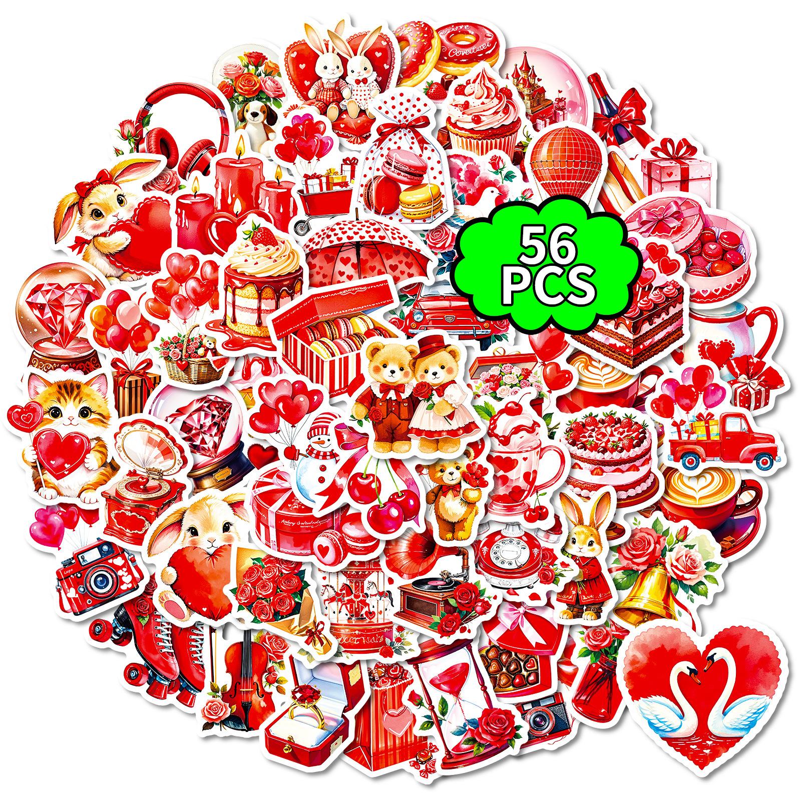 56 Red Confession Series Graffiti Stickers Cute Cartoon Lover Romantic Gift Decorative Stickers
56 Red Confession Series Graffiti Stickers Cute Cartoon Lover Romantic Gift Decorative Stickers