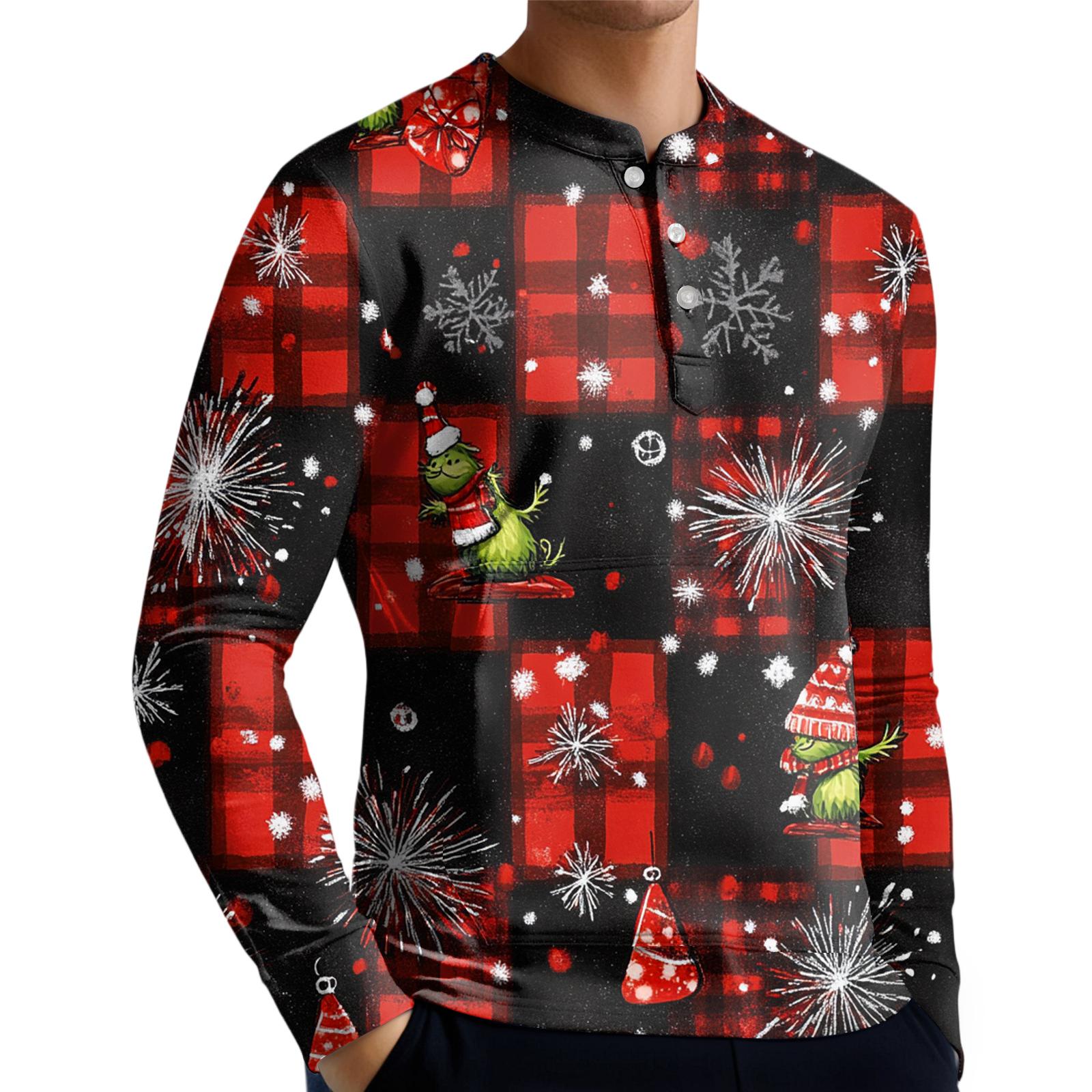 Men s Casual Button-Down Sweatshirt Fashion Printed Long Sleeve Shirt Pullover XXXXL
Men s Casual Button-Down Sweatshirt Fashion Printed Long Sleeve Shirt Pullover XXXXL