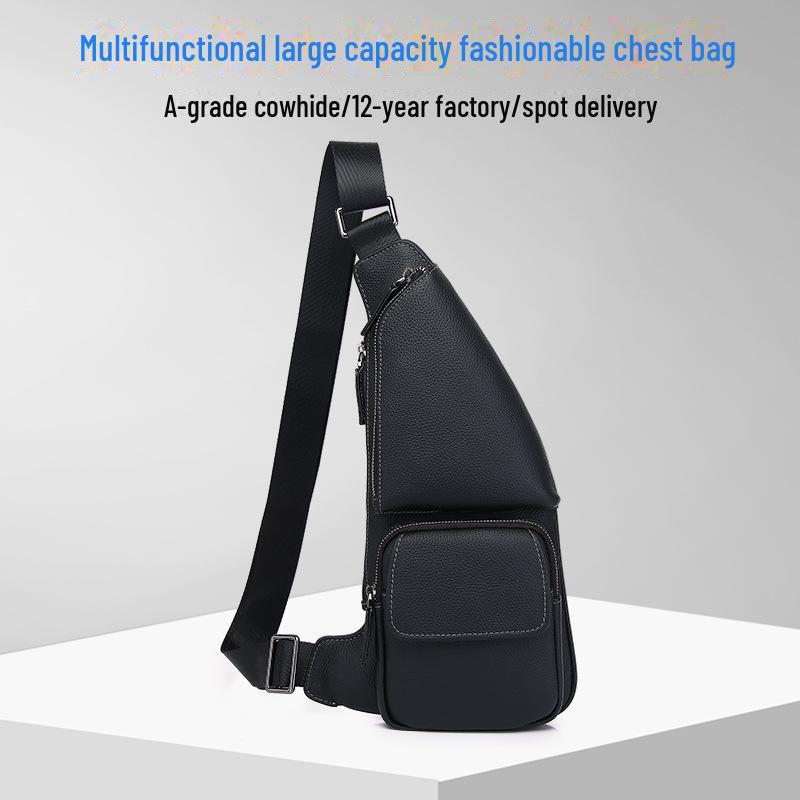 Мужская высококачественная кожаная сумка Cross-Border Sports & Casual Commuter Chest Bag A-grade cowhide 88517
Мужская высококачественная кожаная сумка Cross-Border Sports & Casual Commuter Chest Bag A-grade cowhide 88517