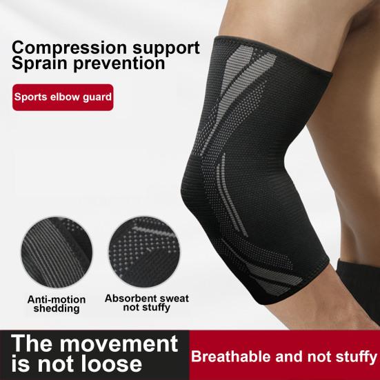 1Pc Knit Elbow Compression Sleeve Tendonitis Tennis Elbow Brace Anti-slip Breathable Sweat Absorbing Men Fitness Basketball Elbow Support
1Pc Knit Elbow Compression Sleeve Tendonitis Tennis Elbow Brace Anti-slip Breathable Sweat Absorbing Men Fitness Basketball Elbow Support