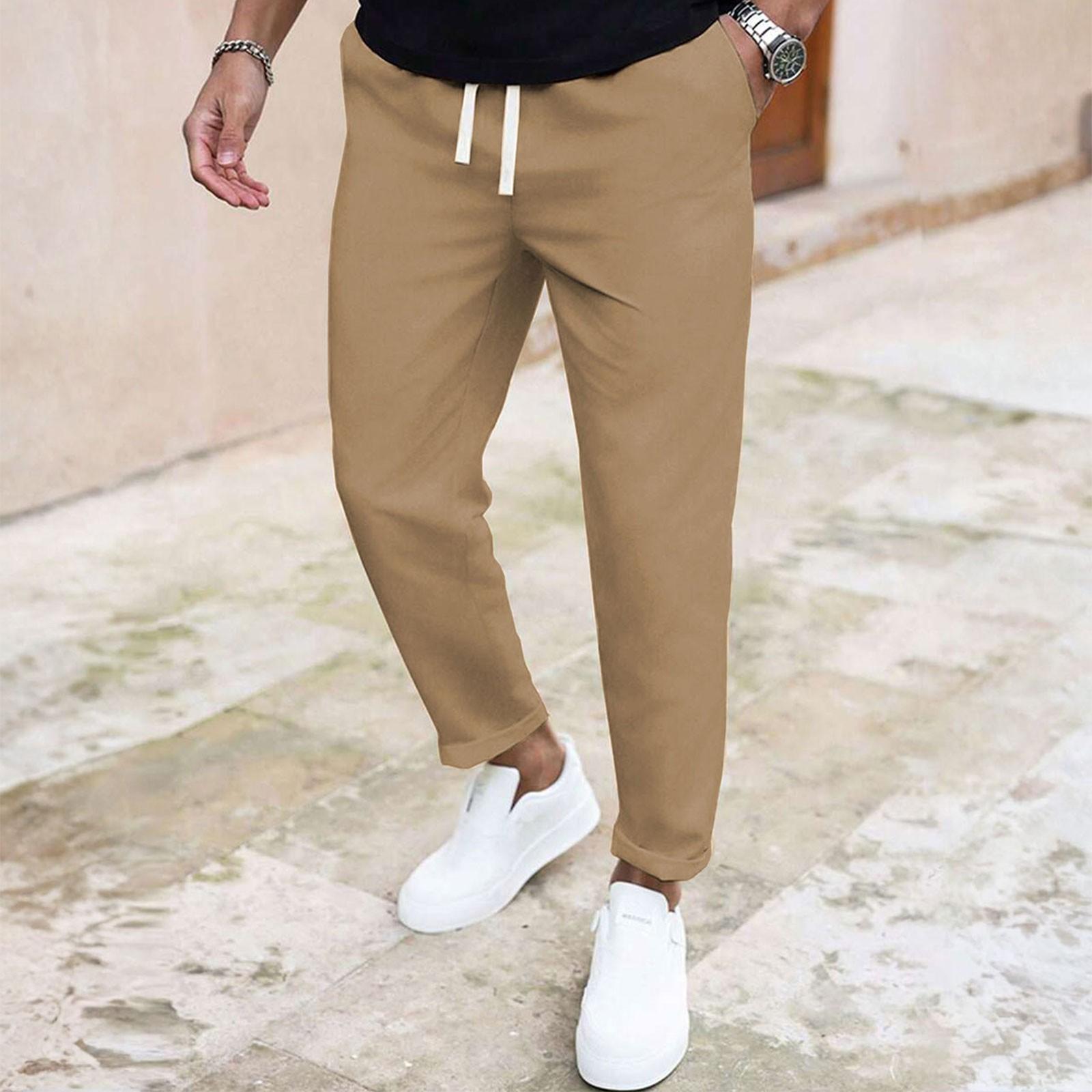 Мужские повседневные брюки с эластичным поясом на кулиске, дышащие, однотонные XL хаки
Мужские повседневные брюки с эластичным поясом на кулиске, дышащие, однотонные XL хаки