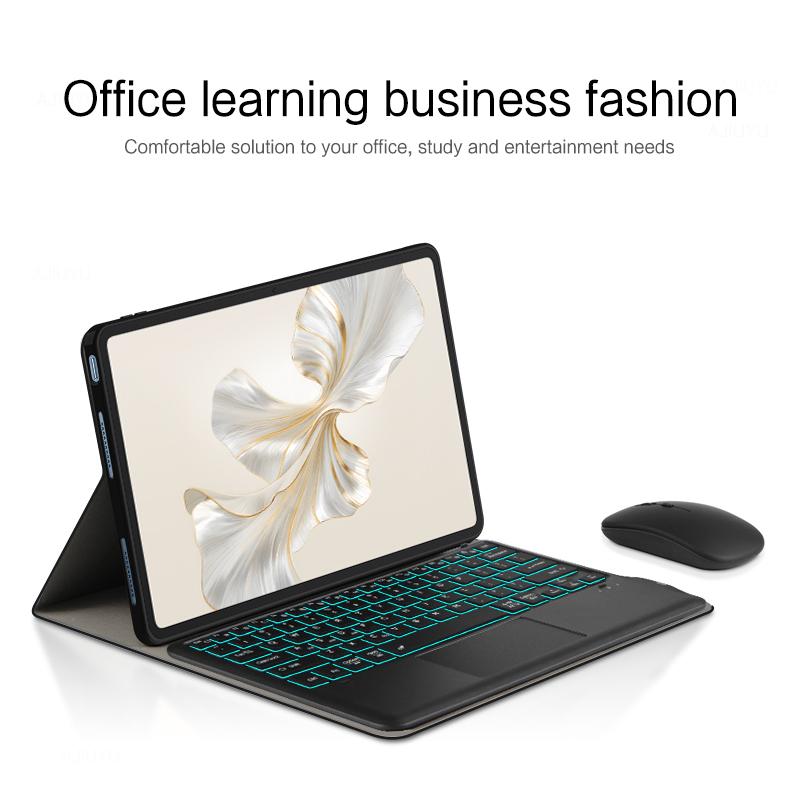 For Samsung Galaxy Tab S10 Ultra/S9 Ultra/S8 Ultra Backlight Touchpad Bluetooth-Compatible Keyboard with Pen Slot Leather Tablet Case A
For Samsung Galaxy Tab S10 Ultra/S9 Ultra/S8 Ultra Backlight Touchpad Bluetooth-Compatible Keyboard with Pen Slot Leather Tablet Case A