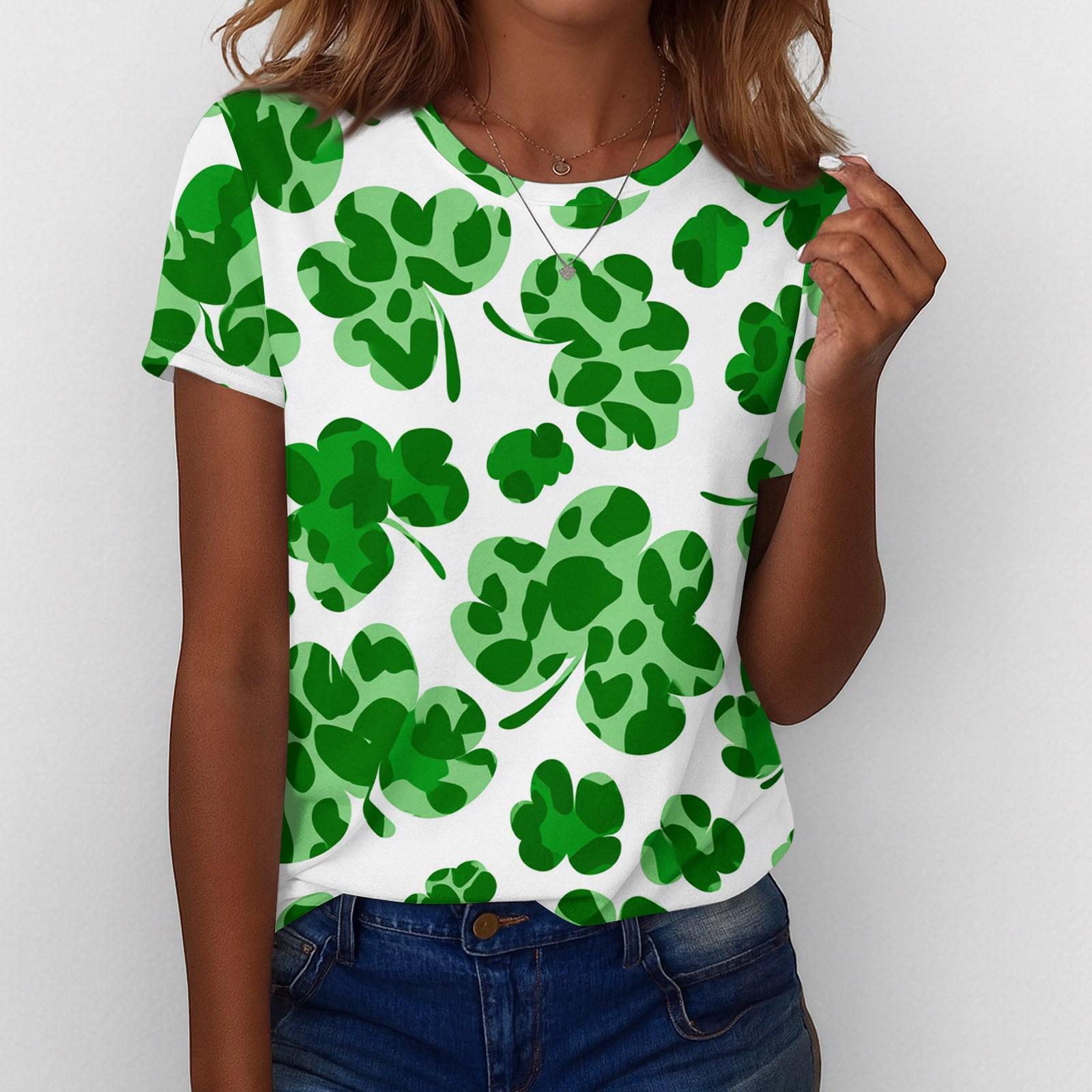 Women s T Shirt Tee Print Short Sleeve Daily Weekend Fashion Basic Regular Top St. Patrick s Day XL
Women s T Shirt Tee Print Short Sleeve Daily Weekend Fashion Basic Regular Top St. Patrick s Day XL