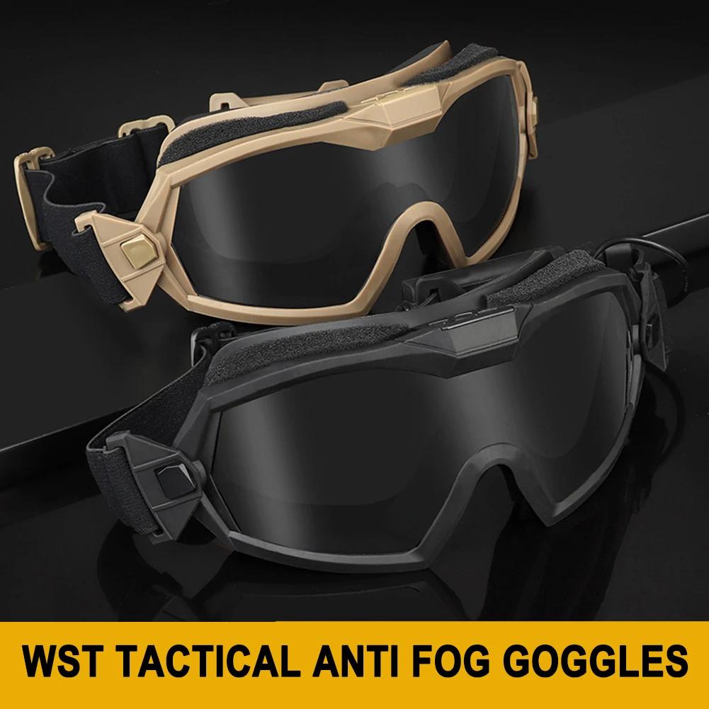 Anti-Fog Goggles Transparent Lens Paintball Glasses with Micro Fan Scratch-resistant Eye Protection Safety Eyewear for Hunting чорний
Anti-Fog Goggles Transparent Lens Paintball Glasses with Micro Fan Scratch-resistant Eye Protection Safety Eyewear for Hunting чорний