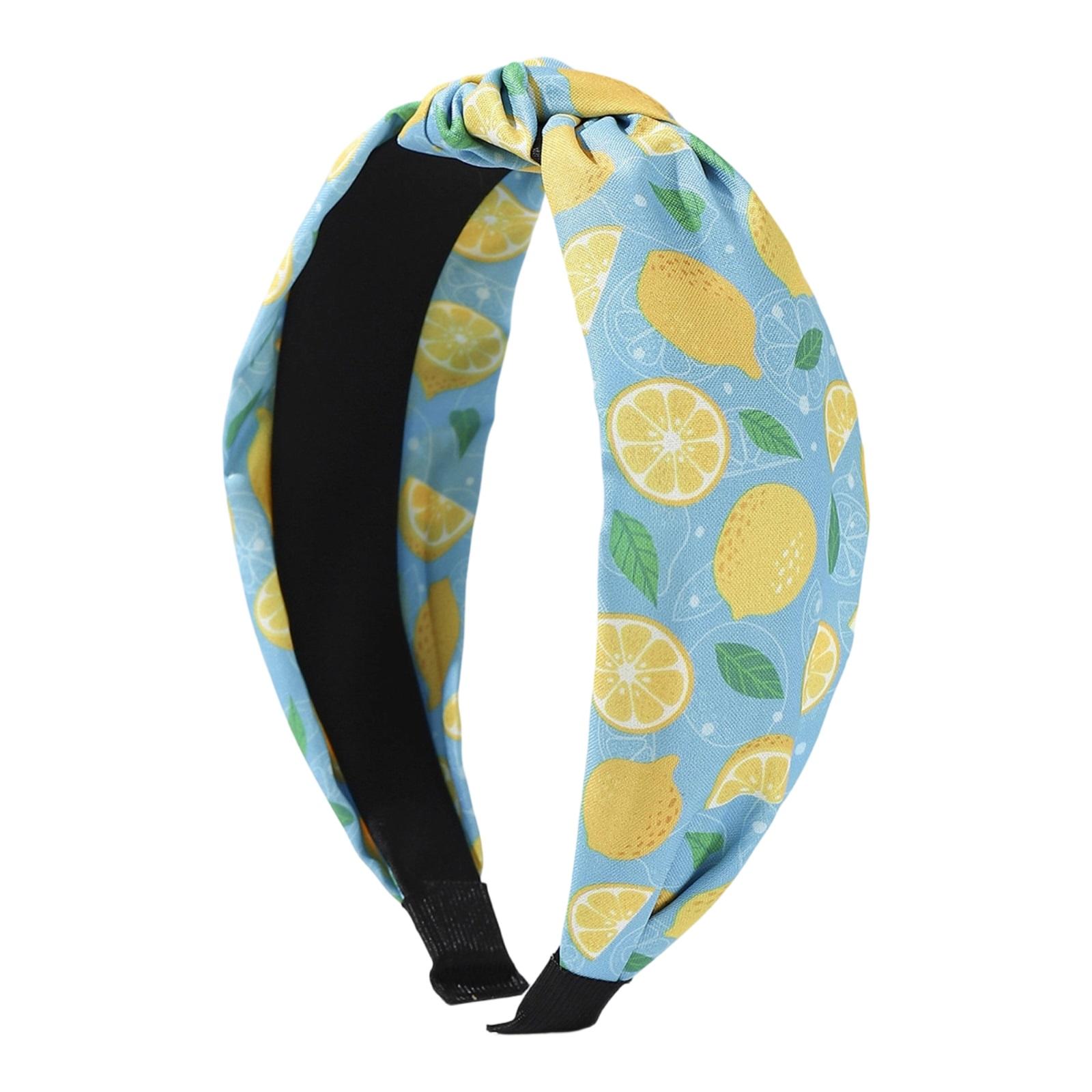 Lemon Print Wide Headband For Adults - Fabric Knotted Boho Hair Band, Stretchy & Comfortable For Women, Summer & Festival Fashion One Size синій
Lemon Print Wide Headband For Adults - Fabric Knotted Boho Hair Band, Stretchy & Comfortable For Women, Summer & Festival Fashion One Size синій