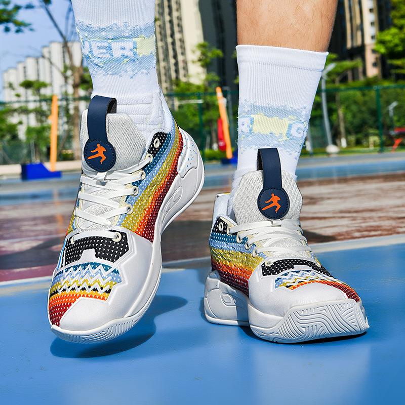 New basketball shoes frenzy breathable flying woven mesh sports shoes wear-resistant non-slip actual combat low-top high-quality boots 44 рожевий червоний колір
New basketball shoes frenzy breathable flying woven mesh sports shoes wear-resistant non-slip actual combat low-top high-quality boots 44 рожевий червоний колір