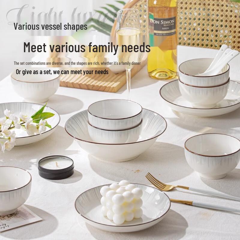 Ailan Huijia WQ Underglaze Ceramic Dinnerware Set 26-piece set with soup bowl
Ailan Huijia WQ Underglaze Ceramic Dinnerware Set 26-piece set with soup bowl