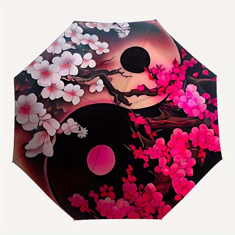 1pc Cherry Blossom Yin Yang Automatic Opening/closing umbrella, Reinforced 8-Rib Construction, Compact Travel Umbrella yy250808122
1pc Cherry Blossom Yin Yang Automatic Opening/closing umbrella, Reinforced 8-Rib Construction, Compact Travel Umbrella yy250808122