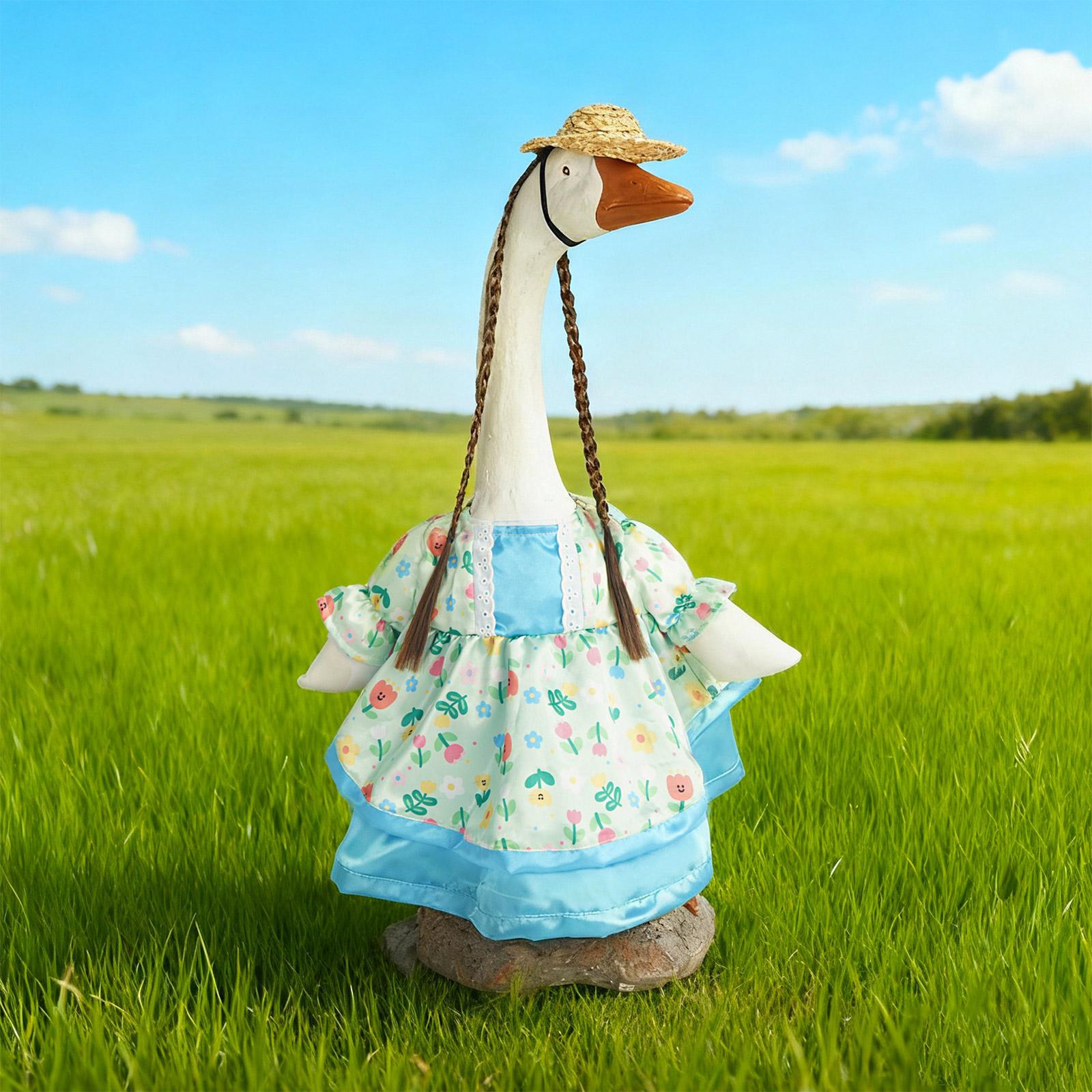 Spring Porch Goose Outfit Set Large White Goose Holiday Decoration Costume 23 Inch 17 Inch Size Suitable for Seasonal Display and Events S
Spring Porch Goose Outfit Set Large White Goose Holiday Decoration Costume 23 Inch 17 Inch Size Suitable for Seasonal Display and Events S