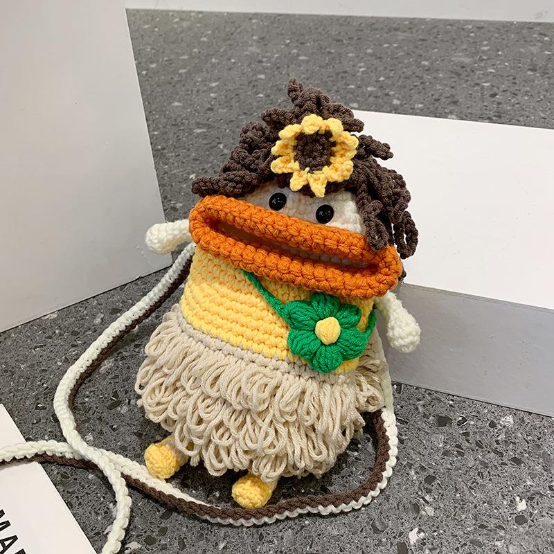 Cartoon small bag 2025 Mori girl fashion DIY material bag ins shoulder crossbody knitted bag fashion
Cartoon small bag 2025 Mori girl fashion DIY material bag ins shoulder crossbody knitted bag fashion