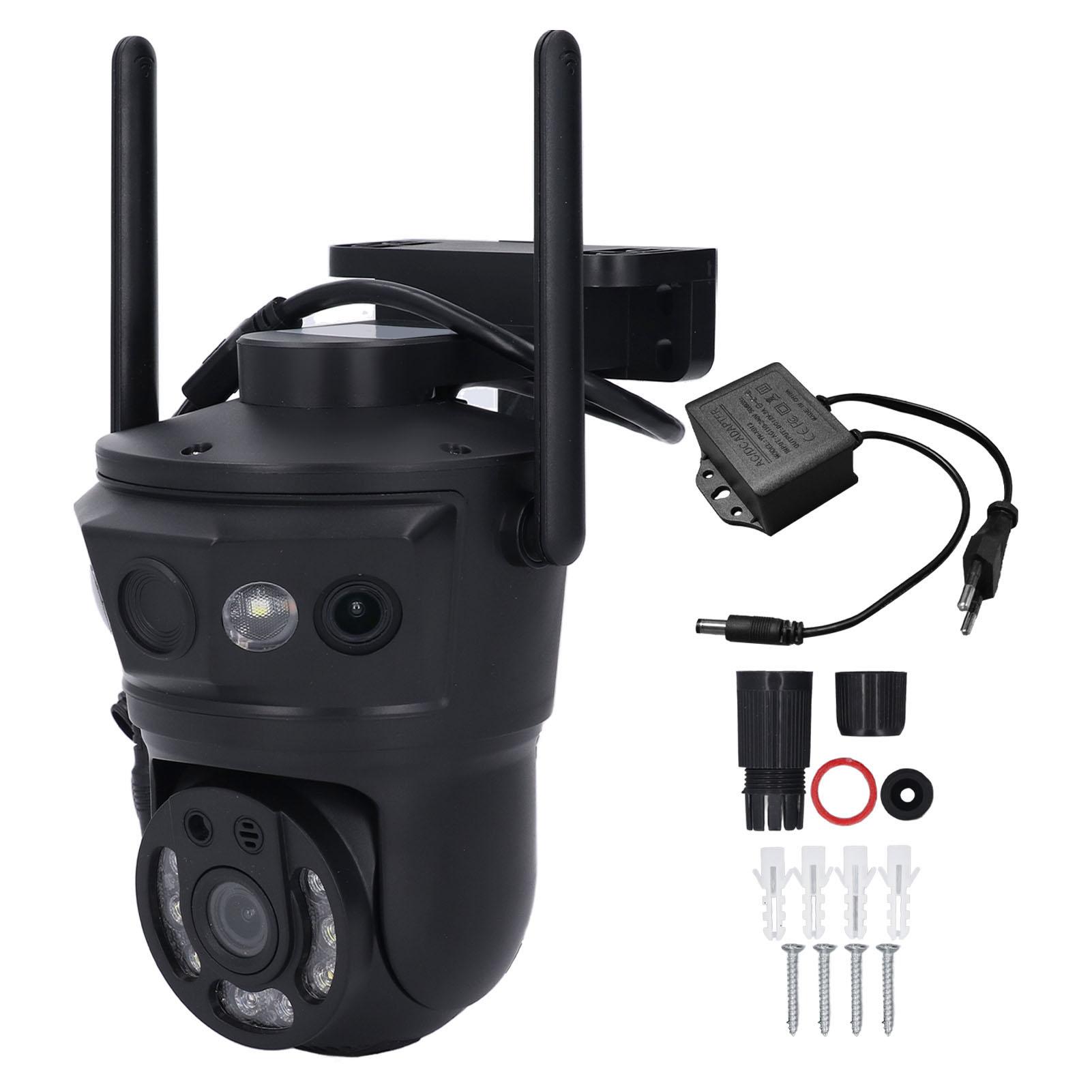 Three Lens Security Camera WiFi Pan Tilt Outdoor Camera With AI Motion Detection Two Way Talk IP66
Three Lens Security Camera WiFi Pan Tilt Outdoor Camera With AI Motion Detection Two Way Talk IP66