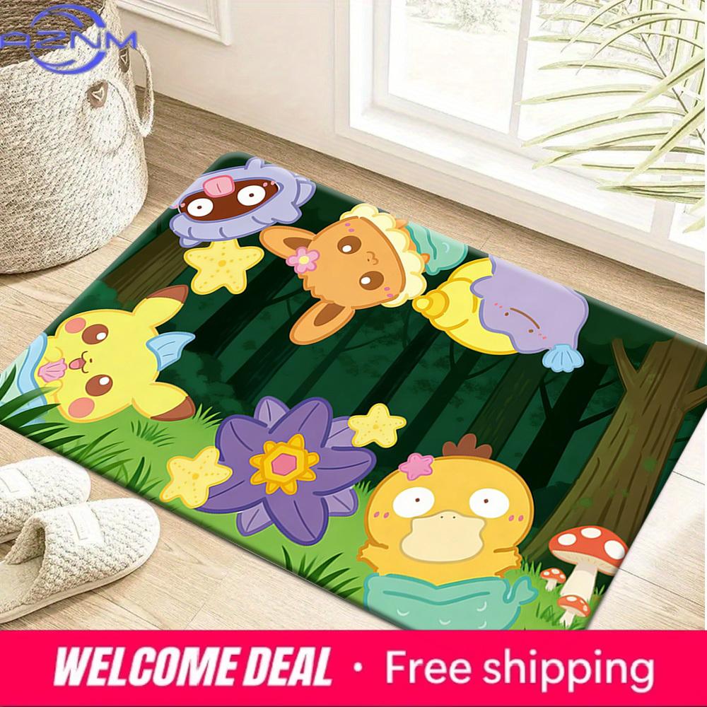 Pokemon Forest Adventure Print Doormat Anti-slip Absorbent Floor Mat for Home Entrance Bedroom Living Room Decor 40cm x 60cm
Pokemon Forest Adventure Print Doormat Anti-slip Absorbent Floor Mat for Home Entrance Bedroom Living Room Decor 40cm x 60cm