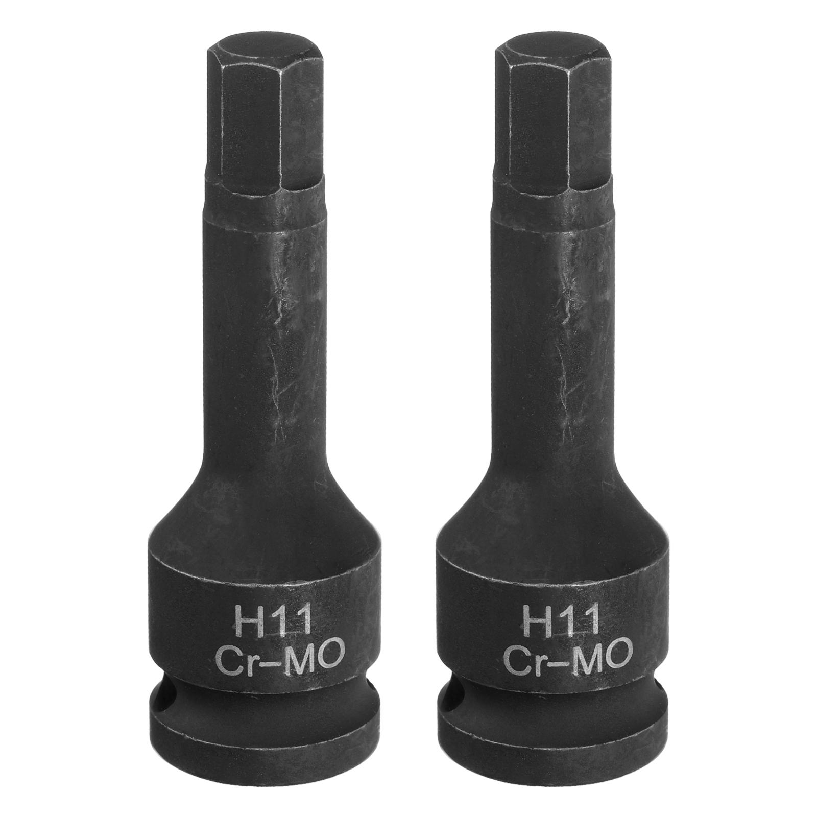 2pcs H4-H22 Hex Impact Bit Socket 1/2 Drive CR-MO Steel Hex Lengthen Screwdriver Socket Adapter for Electric Ratchet Wrenches H4
2pcs H4-H22 Hex Impact Bit Socket 1/2 Drive CR-MO Steel Hex Lengthen Screwdriver Socket Adapter for Electric Ratchet Wrenches H4
