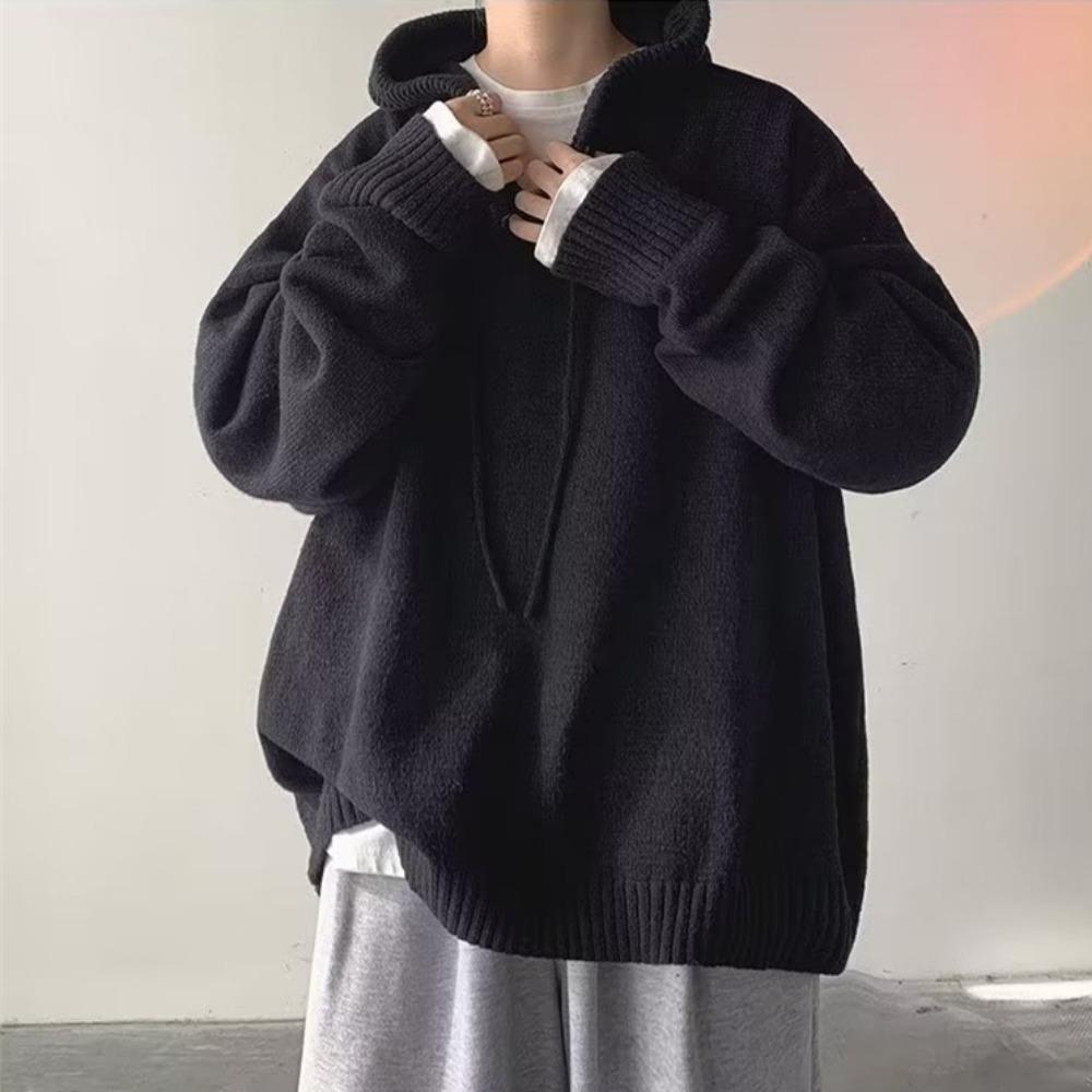 Мужской свитер с капюшоном Осень/зима Винтажный праздный стиль Универсальный вязаный топ Модный свитер в стиле колледжа Повседневная одежда 4XL чёрный
Мужской свитер с капюшоном Осень/зима Винтажный праздный стиль Универсальный вязаный топ Модный свитер в стиле колледжа Повседневная одежда 4XL чёрный