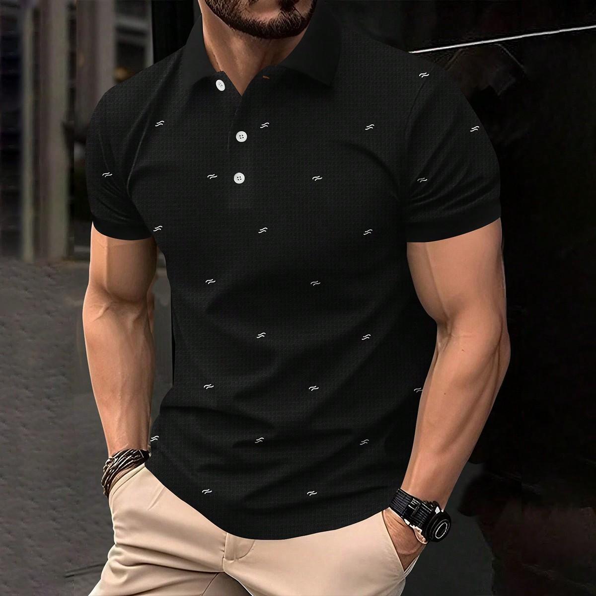 Европейская модная одежда Softstyle Мужская рубашка поло с коротким рукавом и цветочным принтом 
Европейская модная одежда Softstyle Мужская рубашка поло с коротким рукавом и цветочным принтом