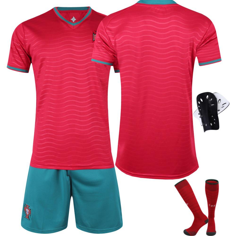 Portugal World Cup Home Jersey Set: CR7 #7 & Bruno Fernandes #8, Adult & Kids Football Kit Size 2XL
Portugal World Cup Home Jersey Set: CR7 #7 & Bruno Fernandes #8, Adult & Kids Football Kit Size 2XL