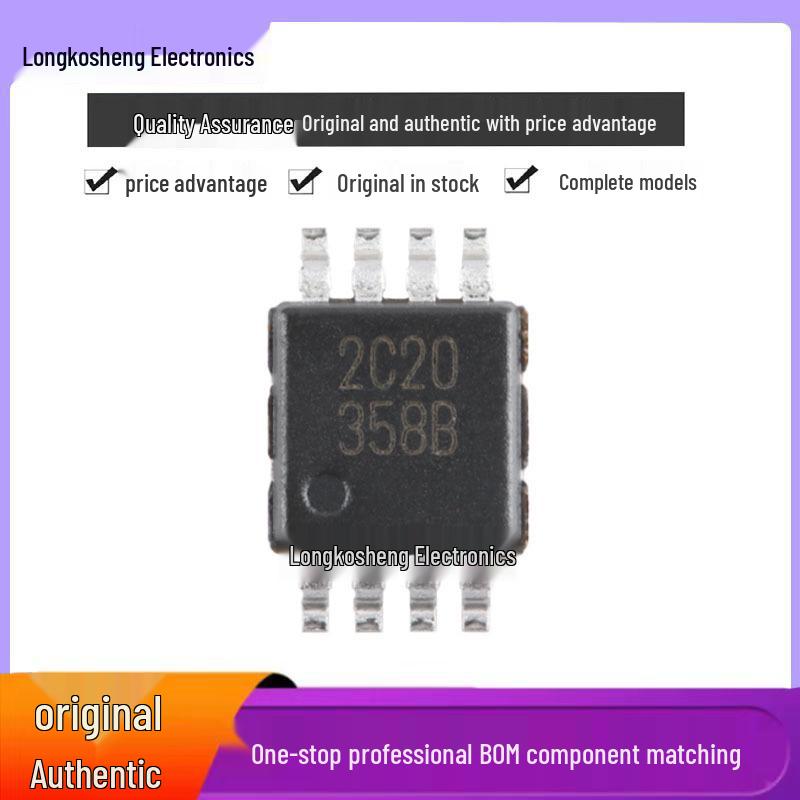 LM358BIDGKR VSSOP-8 Op-Amp, -40°C to 85°C Operating Temp Range
LM358BIDGKR VSSOP-8 Op-Amp, -40°C to 85°C Operating Temp Range