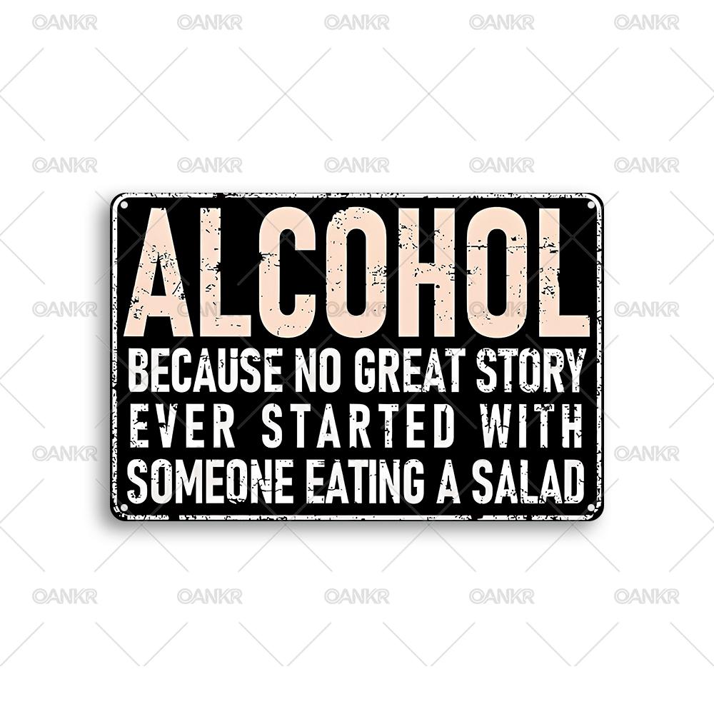 Vintage Beer Poster Metal Tin Sign Alcohol Because No Great Story Ever Started Metal Signs for Man Cave Bar Home Decor Plaque 20x30cm(7.8x11.8inch)
Vintage Beer Poster Metal Tin Sign Alcohol Because No Great Story Ever Started Metal Signs for Man Cave Bar Home Decor Plaque 20x30cm(7.8x11.8inch)