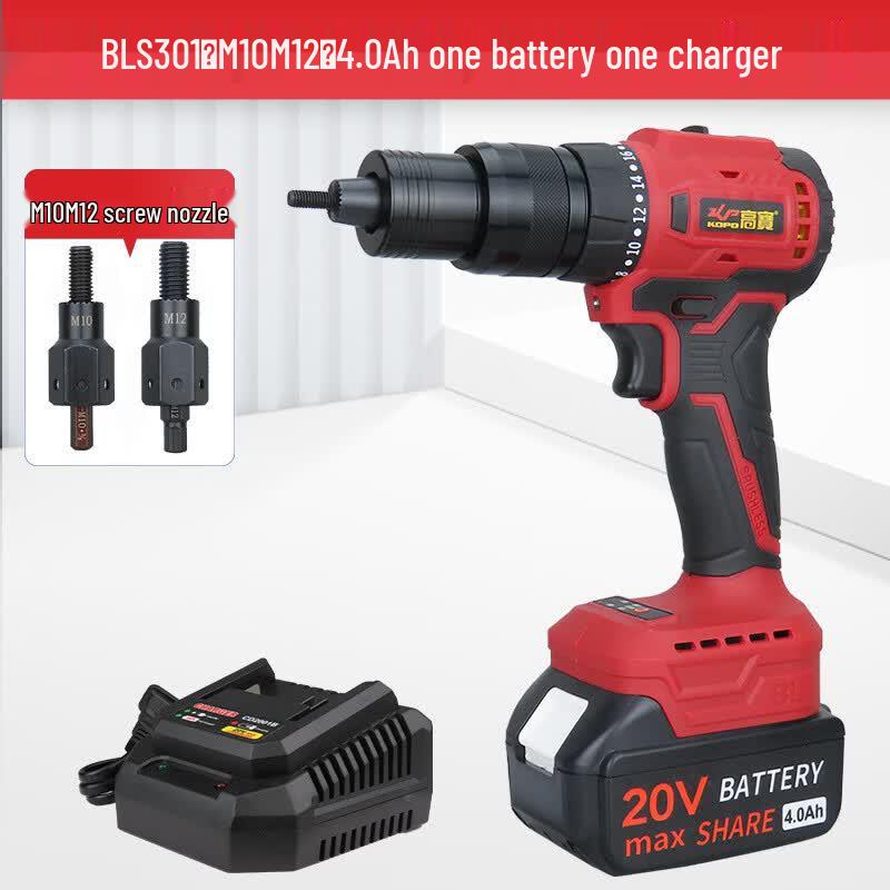 Gaobao BLS301 Cordless Automatic Rivet Gun CN plug (adapter included)
Gaobao BLS301 Cordless Automatic Rivet Gun CN plug (adapter included)