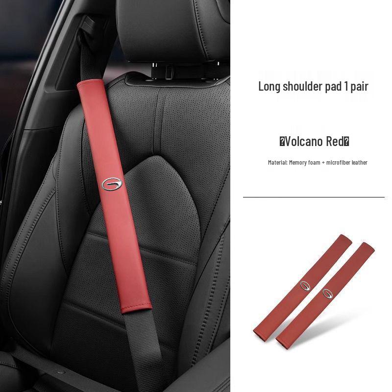 Trumpchi Seat Belt Soft Anti-Wear Protective Shoulder Pad Extender for Cars. Leather Shoulder Pad 33cm Volcano Red (1 Pair)
Trumpchi Seat Belt Soft Anti-Wear Protective Shoulder Pad Extender for Cars. Leather Shoulder Pad 33cm Volcano Red (1 Pair)