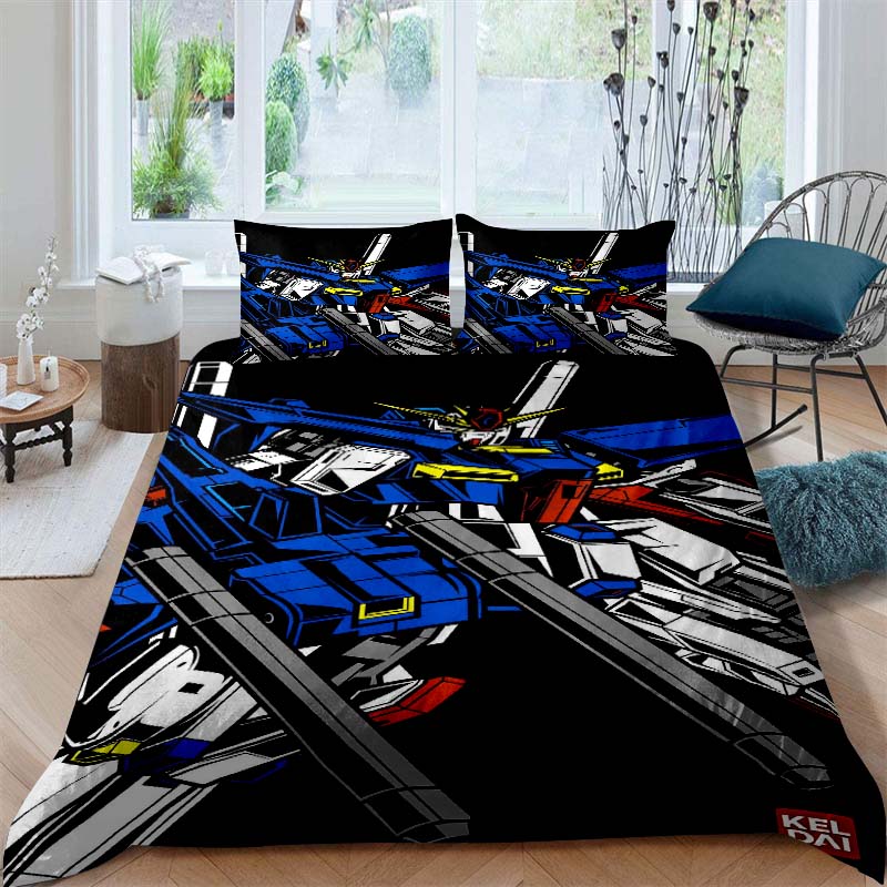 3D printed Mobile Suit Gundam bedding set, printed single duvet cover and pillowcase three-piece set, available in children s 135x200cm
3D printed Mobile Suit Gundam bedding set, printed single duvet cover and pillowcase three-piece set, available in children s 135x200cm