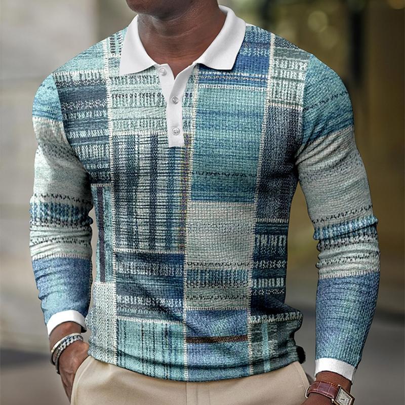 Новинка 2022 года, мужские рубашки с лацканами, топы с геометрическим 3D принтом, повседневные рубашки поло с лацканами, модные мужские футболки с длинными рукавами
Новинка 2022 года, мужские рубашки с лацканами, топы с геометрическим 3D принтом, повседневные рубашки поло с лацканами, модные мужские футболки с длинными рукавами