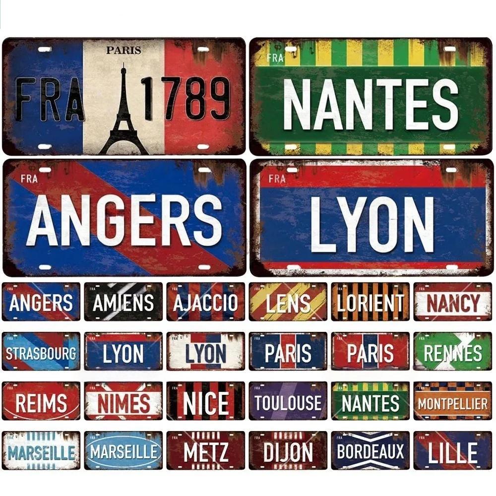 Vintage France City Plate PARIS/LYON/MARSEILLE Flag Poster Metal Plaque Aluminum Sign Man Cave Garage Club Bar Cafe Wall Decor 30x15cm
Vintage France City Plate PARIS/LYON/MARSEILLE Flag Poster Metal Plaque Aluminum Sign Man Cave Garage Club Bar Cafe Wall Decor 30x15cm