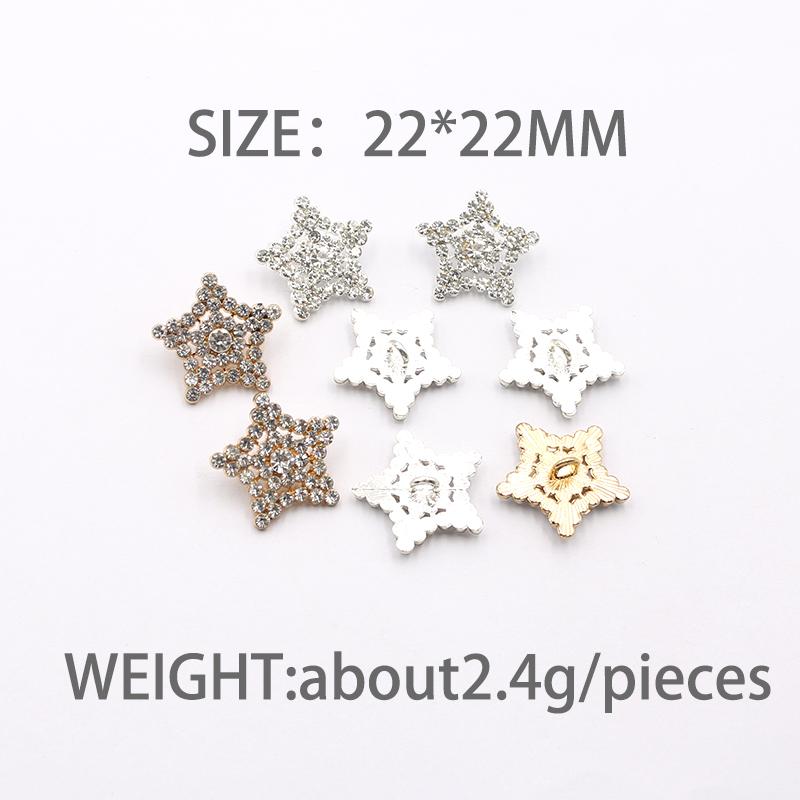 Popular 10PCS 22 * 22MM Water Diamond Pentagonal Star Buckle For Clothing Buttons, Children s Hair Accessories, Bows, Bag Decora
Popular 10PCS 22 * 22MM Water Diamond Pentagonal Star Buckle For Clothing Buttons, Children s Hair Accessories, Bows, Bag Decora
