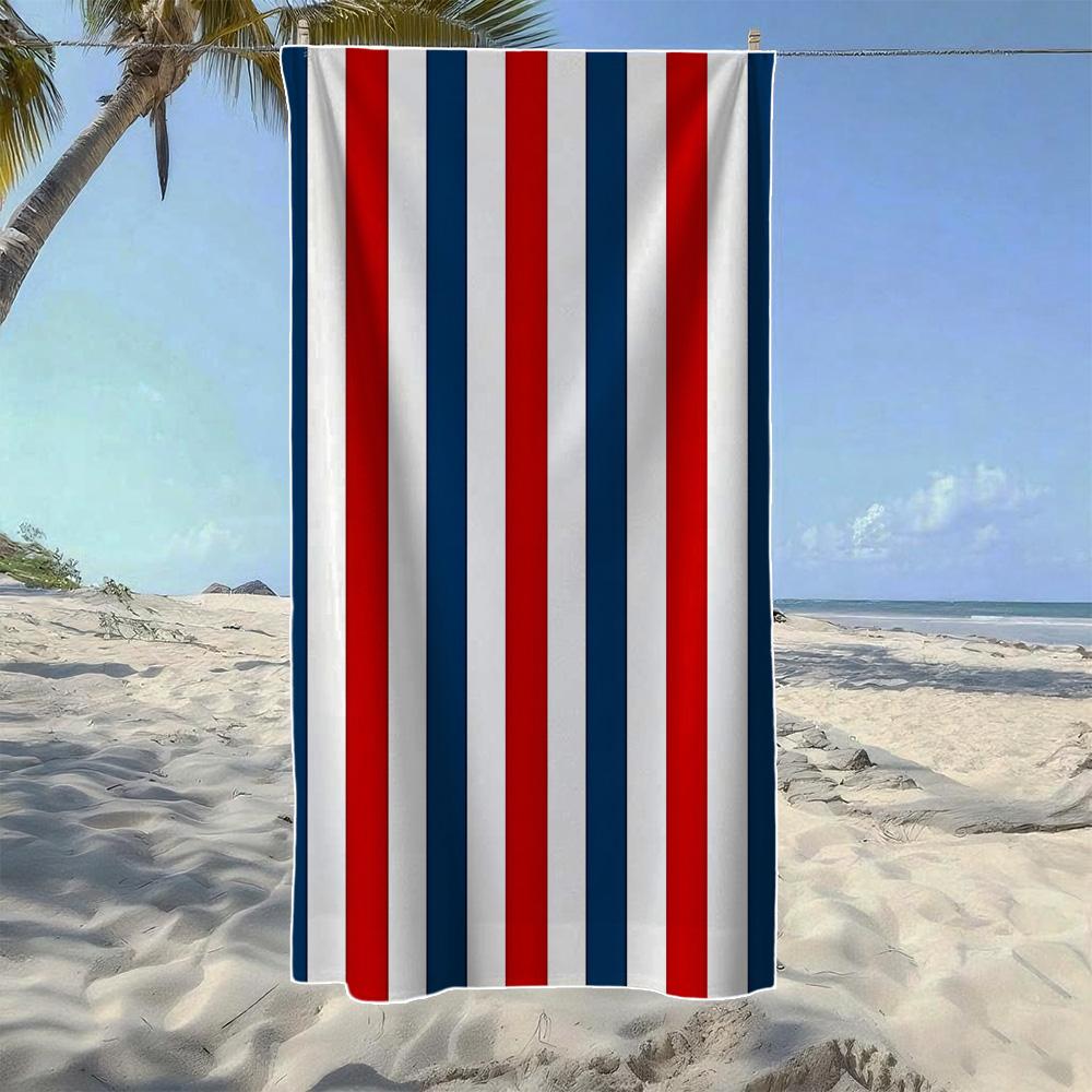 Classic vertical stripes Beach Towel, Soft Quick-Drying, Perfect For Portable Outdoor Travel, Swimming, Camping And Summer Beach W40*H60(CM)
Classic vertical stripes Beach Towel, Soft Quick-Drying, Perfect For Portable Outdoor Travel, Swimming, Camping And Summer Beach W40*H60(CM)