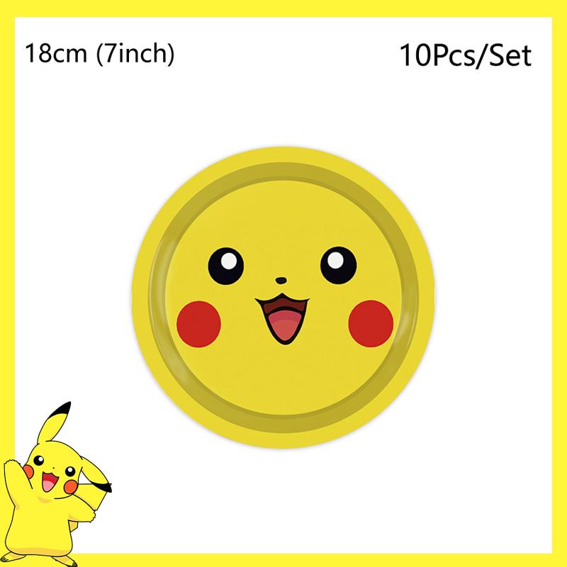 Pokemon Birthday Party Decoration Pikachu Disposable Tableware Cup Napkin Plate Tablecloth Baby Shower Cake Topper Flag Balloons
Pokemon Birthday Party Decoration Pikachu Disposable Tableware Cup Napkin Plate Tablecloth Baby Shower Cake Topper Flag Balloons