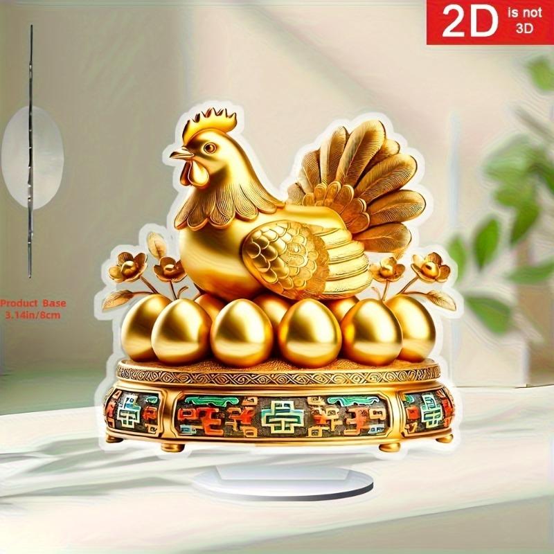 2D Flat Bohemian Style Animal Theme Acrylic Desktop Decoration, Fengshian Rooster & Egg Design, Home Decor Plaque Hanging Wall Art Decorative Garden D 20*20CM
2D Flat Bohemian Style Animal Theme Acrylic Desktop Decoration, Fengshian Rooster & Egg Design, Home Decor Plaque Hanging Wall Art Decorative Garden D 20*20CM