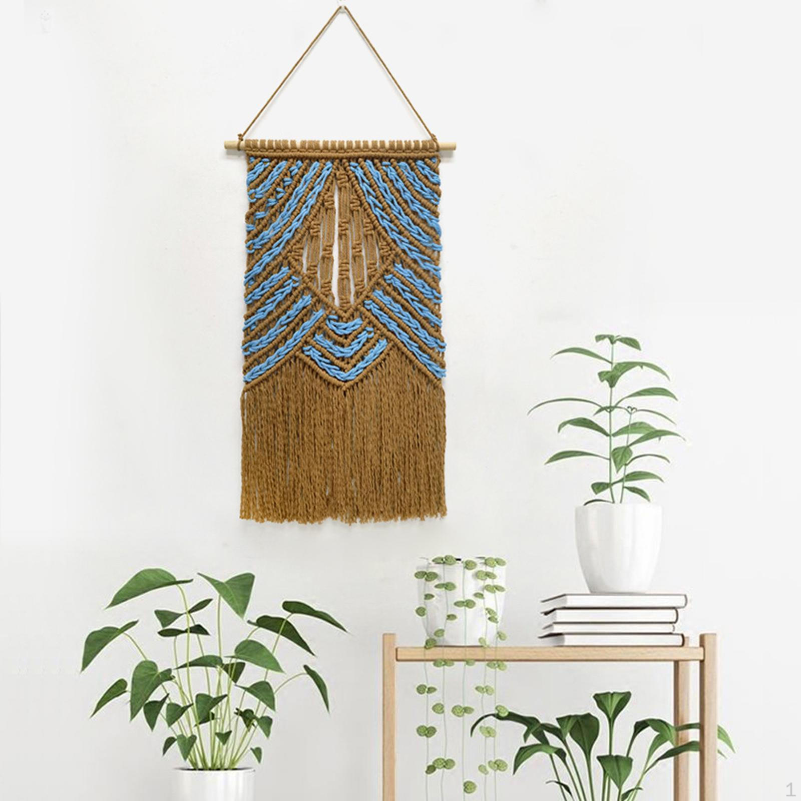 1 x Tapestry Chic Handmade Kit Tassel Craft Wall Hanging Macrame for Apartment Dorm Home Decor
1 x Tapestry Chic Handmade Kit Tassel Craft Wall Hanging Macrame for Apartment Dorm Home Decor