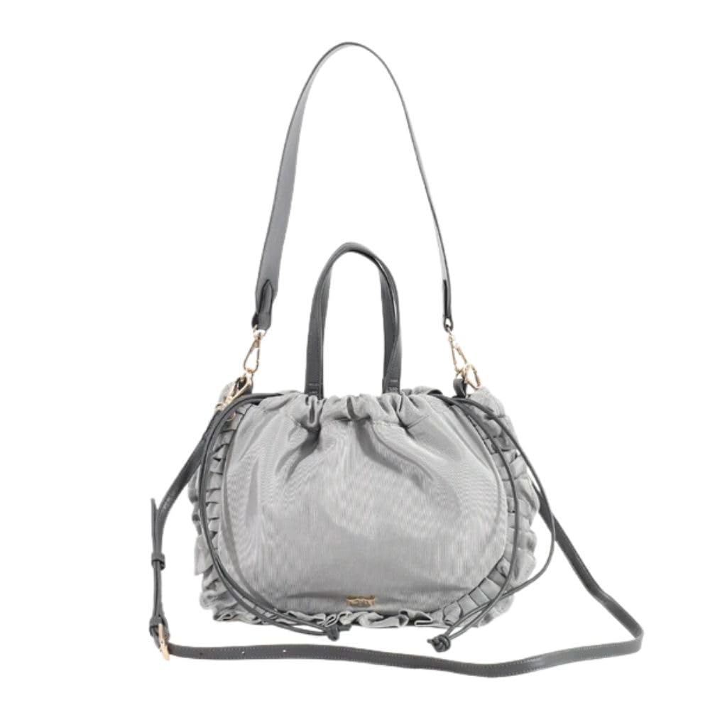 Samir Nasri Frill Drawstring Shoulder Bag 2512211023 Silver (906)
Samir Nasri Frill Drawstring Shoulder Bag 2512211023 Silver (906)