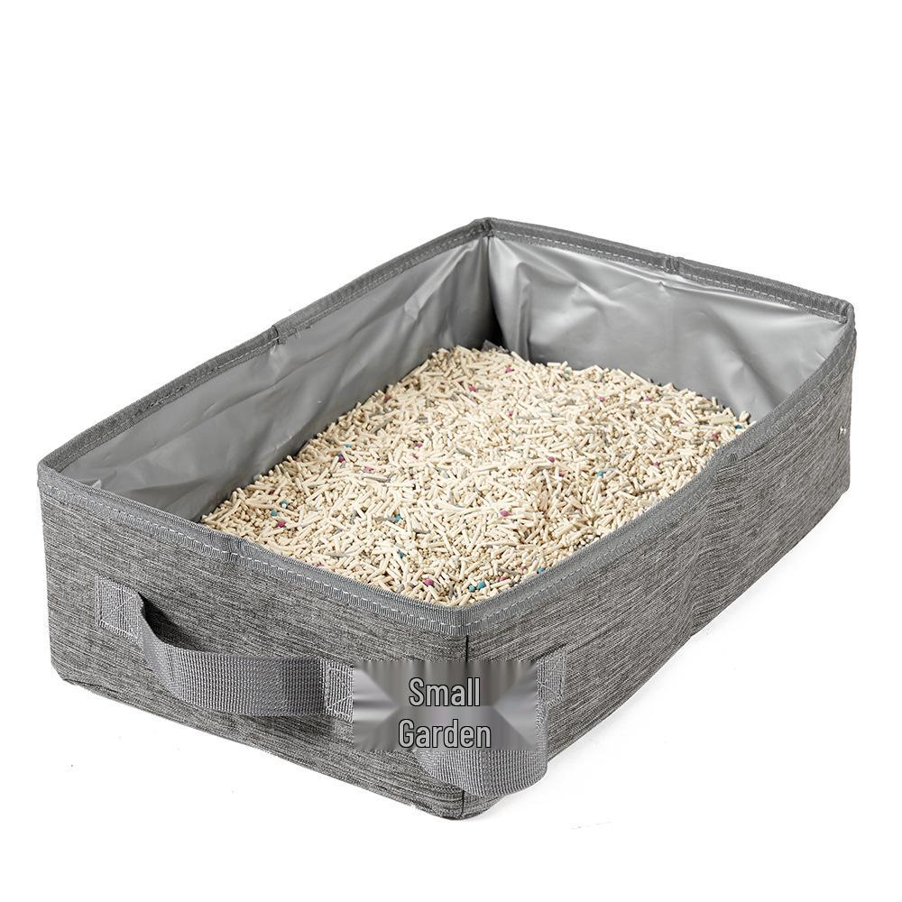 Portable Waterproof Cat Litter Box: Foldable Travel & Outdoor Cat Bathroom Bag L: 40*24*11CM сірий колір
Portable Waterproof Cat Litter Box: Foldable Travel & Outdoor Cat Bathroom Bag L: 40*24*11CM сірий колір