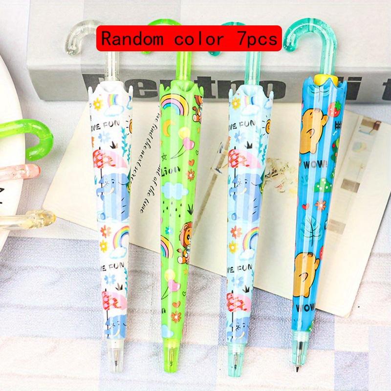 Возвращение в школу, 7 шт., 0,5 мм, мультяшный зонтик, прозрачная нейтральная ручка, изогнутая ручка, прямой стержень, ручка-зонтик, канцелярские принадлежности для студентов, пресс-ручка Random color 7pcs
Возвращение в школу, 7 шт., 0,5 мм, мультяшный зонтик, прозрачная нейтральная ручка, изогнутая ручка, прямой стержень, ручка-зонтик, канцелярские принадлежности для студентов, пресс-ручка Random color 7pcs