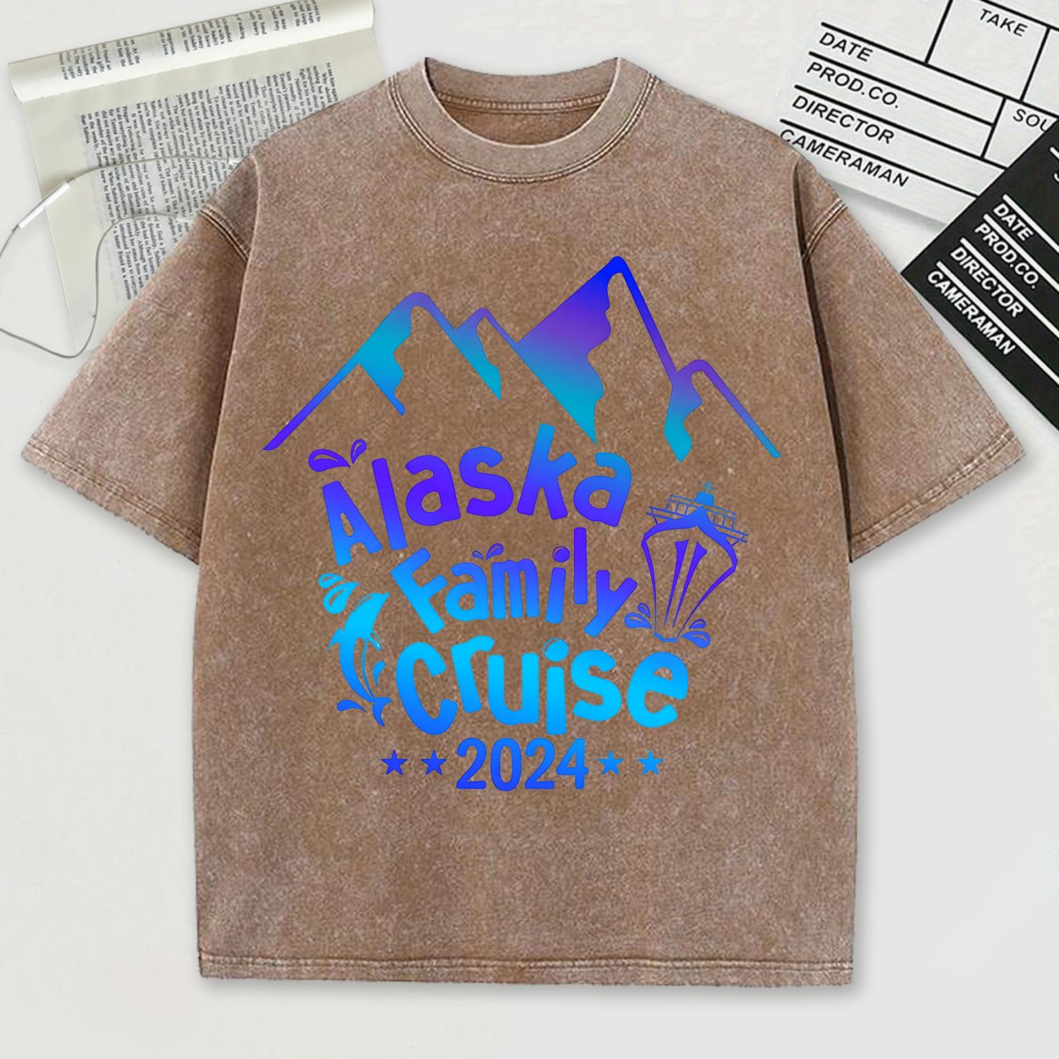 Alaska Family Cruise Pattern Retro T-Shirt Man Loose Cotton Breathable Tops Soft Comfortable Washed T Shirts Sport Tee S
Alaska Family Cruise Pattern Retro T-Shirt Man Loose Cotton Breathable Tops Soft Comfortable Washed T Shirts Sport Tee S